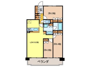 レジディア徳川の物件間取画像